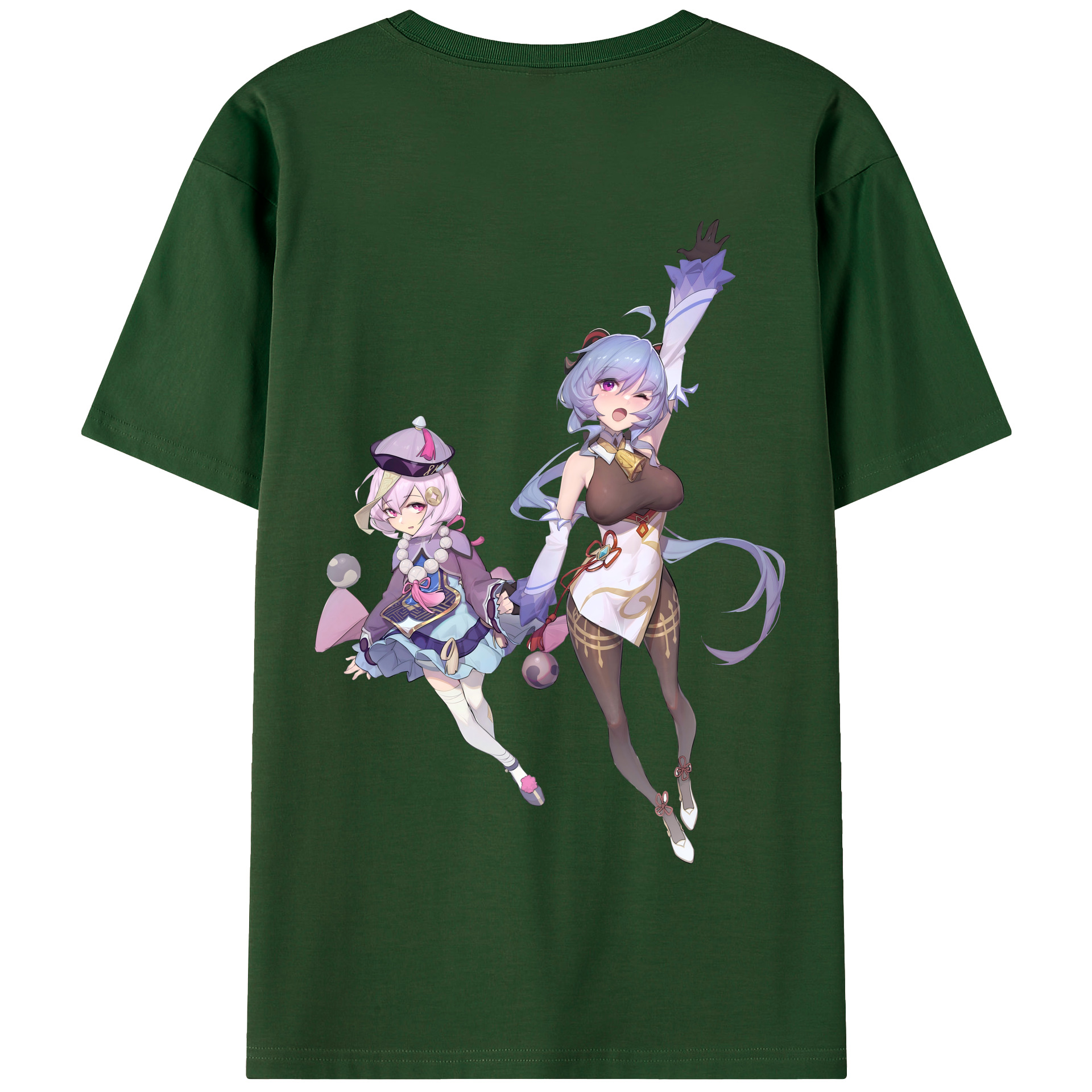 げんし神 七七 なな  genshin Nana 綿100％半袖Tシャツ（背面プリント）